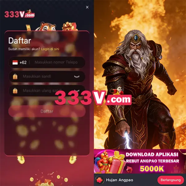 333V Masuk Resmi 2026 Aplikasi